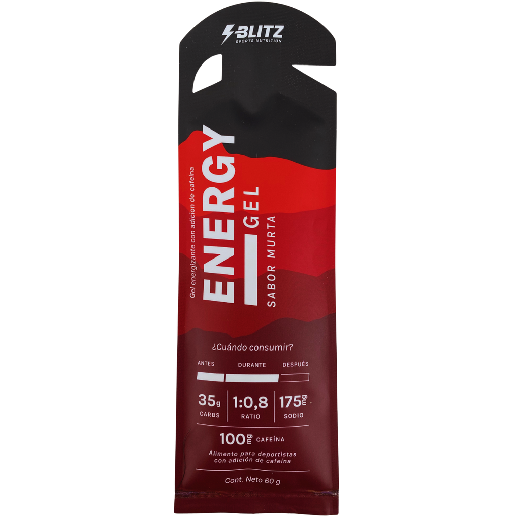Pack 6 Gel Energético Murta Con Cafeína